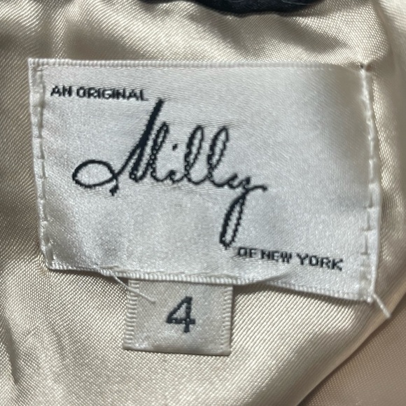 Milly of New York Silk Blend Lace Midi Dress Size 4 - Picture 4 of 8